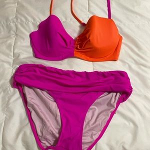 VS colorblock two piece